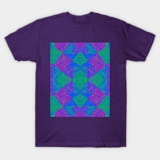 Speckled Geometric Pattern T-Shirt